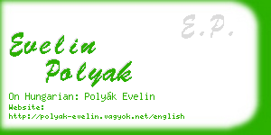 evelin polyak business card